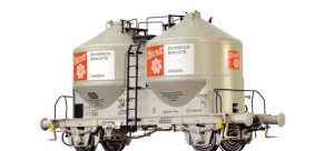 Wagon silosowy Ucs 909, skala 0, BRAWA 37108