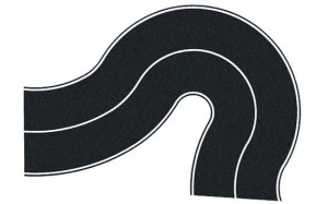 Szablon zakrętów drogowych, skala H0, NOCH 60701