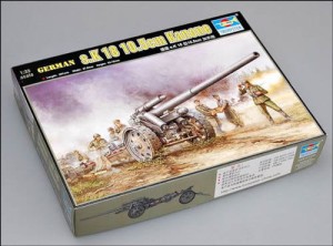 Działo s.K 18 10,5cm, Niemcy WWII, skala 1:35, TRUMPETER 02305