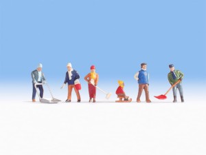 Prace zimą, skala H0, NOCH 15928