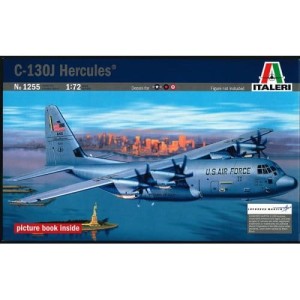 Samolot, C130J Hercules, skala 1:72, Italeri 1255