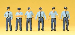 Strażacy w Niemczech  6 szt, skala H0, PREISER 10342