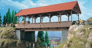 Most drogowy zadaszony, skala H0, VOLLMER 42515