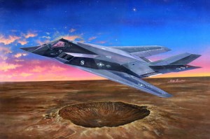 Samolot, F-117A Nighthawk, skala 1:32, TRUMPETER 03219