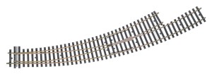 Zwrotnica lewa R=1394/1550 mm. skala I, MÄRKLIN 59085