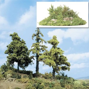 Naturalne porosty mchu, skala wszystkie, BUSCH 7350