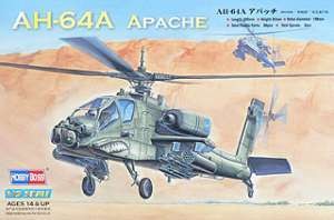 Śmigłowce, AH-64 Apache, skala 1:72, Hobby Boss 87218