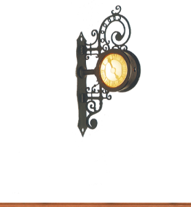 Zegar ścienny dworcowy Baden-Baden, skala H0, BRAWA 5361