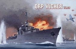Okręt, ORP Wicher WZ.39, skala 1:400, Mirage Hobby 40065