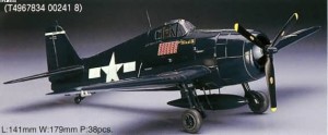 Samolot, F6F-3/5 Hellcat, skala 1:72, Hasegawa 00241 B11