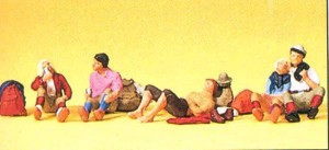 Odpoczynek na wędrówce, skala H0, PREISER 10442