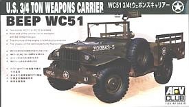 US WC51 3/4 Ton Weapons Carrier 'Beep' , skala 1:35, AFV Club 35S15