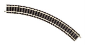 Tor łukowy R1/45° z podkładem, skala N, FLEISCHMANN 9120