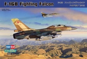 F-16B Fighting Falcon, skala 1:72, HOBBY BOSS 80273