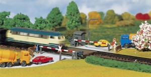 Przejazd kolejowy, skala N, FALLER 222173