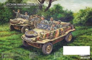 VW 128 Schwimmwagen , skala 1:35, AFV-CLUB 35228