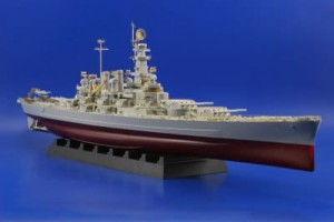 Elementy fototrawione, USS BB-55 North Carolina, skala 1:350, Eduard 53018