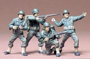 Figurki, Piechota wojsk USA, skala 1:35, Tamiya 35013