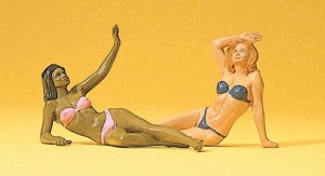 Leżący plażowicze, skala G, PREISER 45017