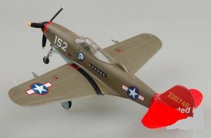 Samolot, P-39Q Air cobra, skala 1:72, Easy Model 39203