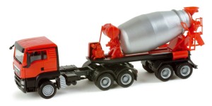 MAN TGS L Betoniarka, skala H0, HERPA 157278