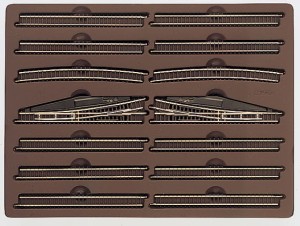 Zestaw torów E z napędem ręcznym, skala Z, MÄRKLIN 8190