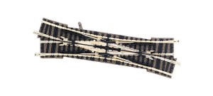 Zwrotnica podwójna, krzyżowa 15°, skala N, FLEISCHMANN 9185