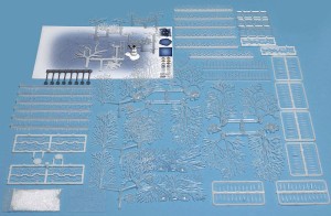 Zestaw zimowy, skala H0, BUSCH 1225