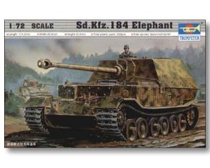 Sd.Kfz.184 Elephant, skala 1:72, TRUMPETER 07204