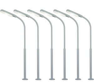 Latarnie uliczne 6 szt., skala H0, VIESSMANN 60906