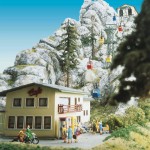Budynki do kolejiki linowej, skala H0, BRAWA 6290