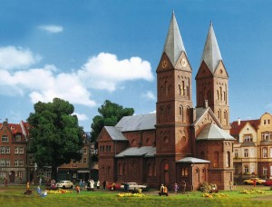 Romantyczny kościół, skala H0, KIBRI 39760