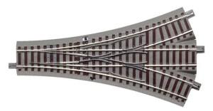 Zwrotnica trójdrożna 22,5 stopni, skala H0, ROCO 61160