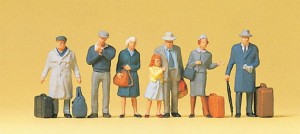 Na peronie, skala H0, PREISER 10513