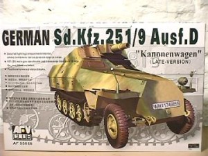German Sd.Kfz.251/9 Ausf.D, skala 1:35, AFV-CLUB 35068
