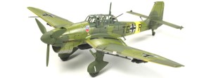 Samolot, Junkers JU-87 B-2/R-2 Stuka, skala 1:72, Tamiya 60776