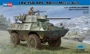 Pojazd, LAV-150 APC 90mm Mecar Gun, skala 1:35, HOBBY BOSS 82421