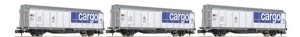 Zestaw 3-wagonów towarowych typu Hbills, SBB, skala N, FLEISCHMANN 837301