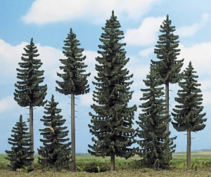 Las świerkowy, skala H0, BUSCH 6391