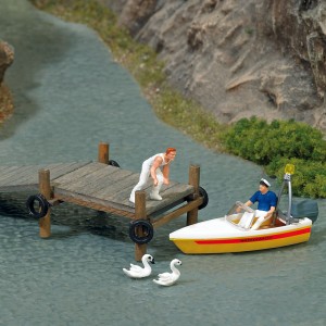 Stanowisko straży wodnej, skala H0, BUSCH 7718