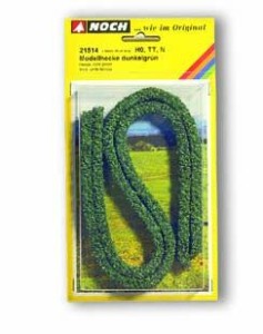 Żywopłot ciemnozielony, skala H0, NOCH 21514