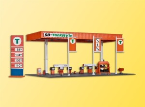 Stacja benzynowa, skala H0, KIBRI 38705