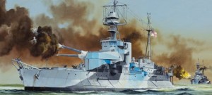 Okręt,  HMS Roberts Monitor  , skala 1:350, TRUMPETER 05335