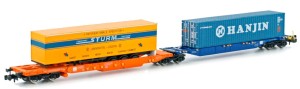 Wagon towarowy Sdggmrs 744 „Papagei“, skala N, HOBBYTRAIN  H23750-9