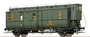 Wagon pocztowy, skala H0, BRAWA 45004