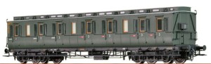 Wagon osobowy 3-klasy typu C4, skala H0, BRAWA 45253