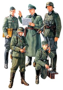 Figurki, German Field Comander Set, skala 1:35, Tamiya 35298