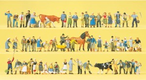 w gospodarstwie rolnym, skala H0, PREISER 13001