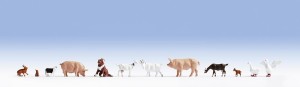 Zwierzęta w gospodarswie, skala H0, NOCH 15711