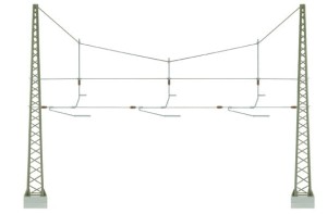 Poprzeczny zespół nośny trakcji, skala H0, VIESSMANN 4162